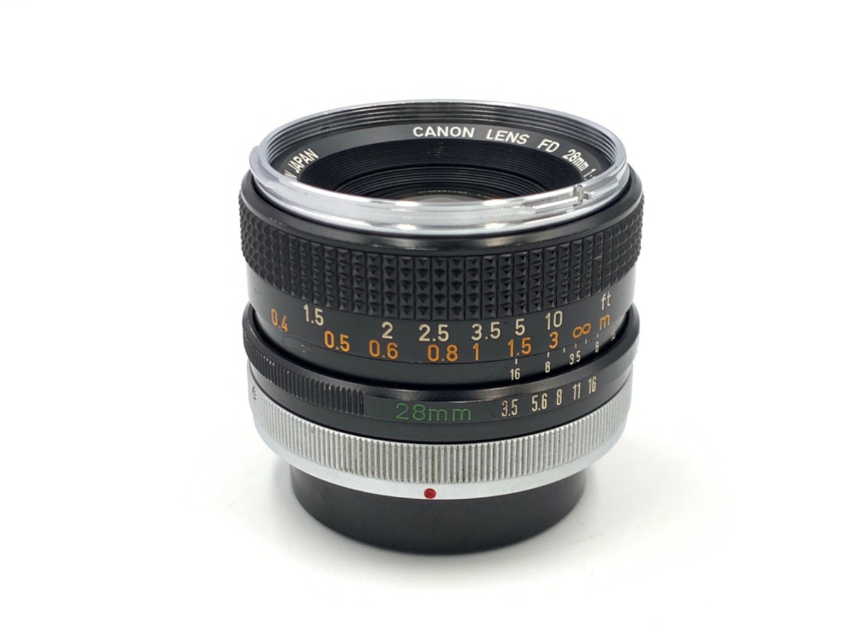 CANON/キャノンFD28mm F3.5レンズ オールド ヴィンテージ 箱付き 中古