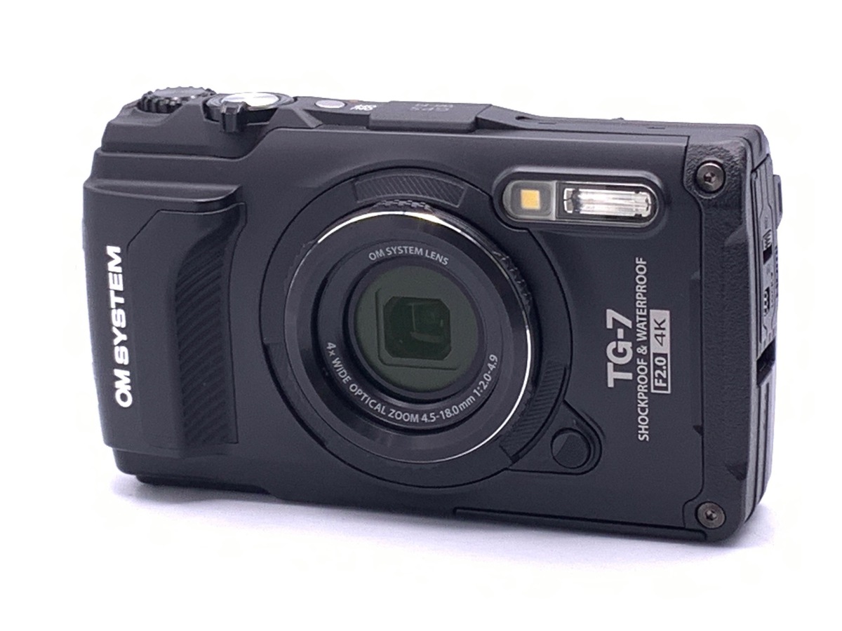 中古：AB(良品)】OM SYSTEM Tough TG-7 BLK ブラック | 2445640022506