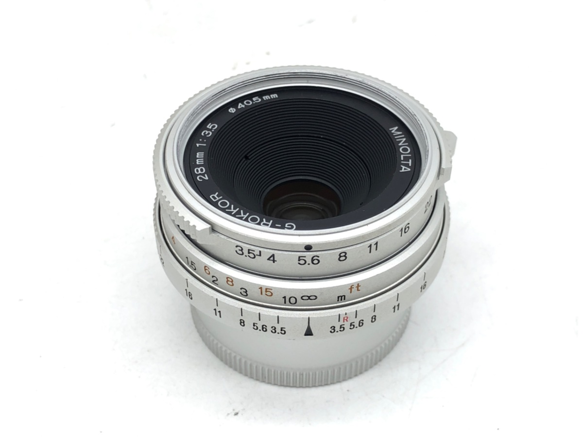 中古：B(並品)】ミノルタ Gロッコール 28mm F3.5 （Lマウント