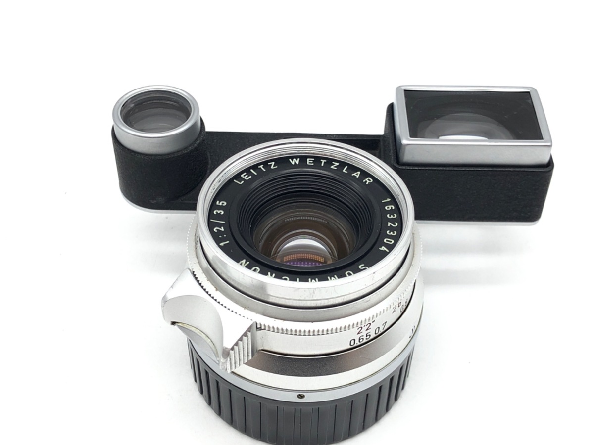 中古：AB(良品)】ライカ ズミクロンM 35mm F2 眼鏡付 8枚玉