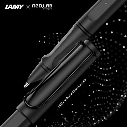 LAMY safari all black ncode & digital paper set（ペン ＆ ノート