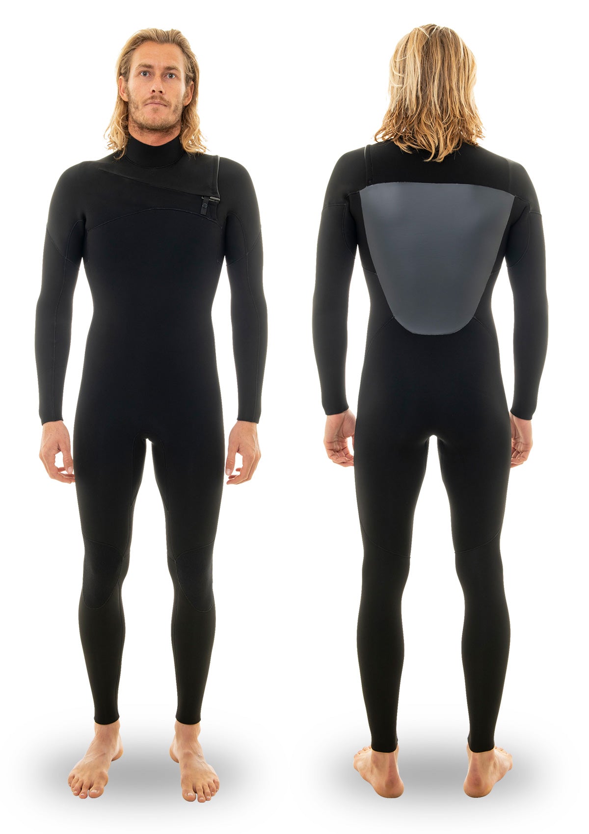 Mens 4/3mm Premium Thermal Chest Zip Wetsuit | needessentials