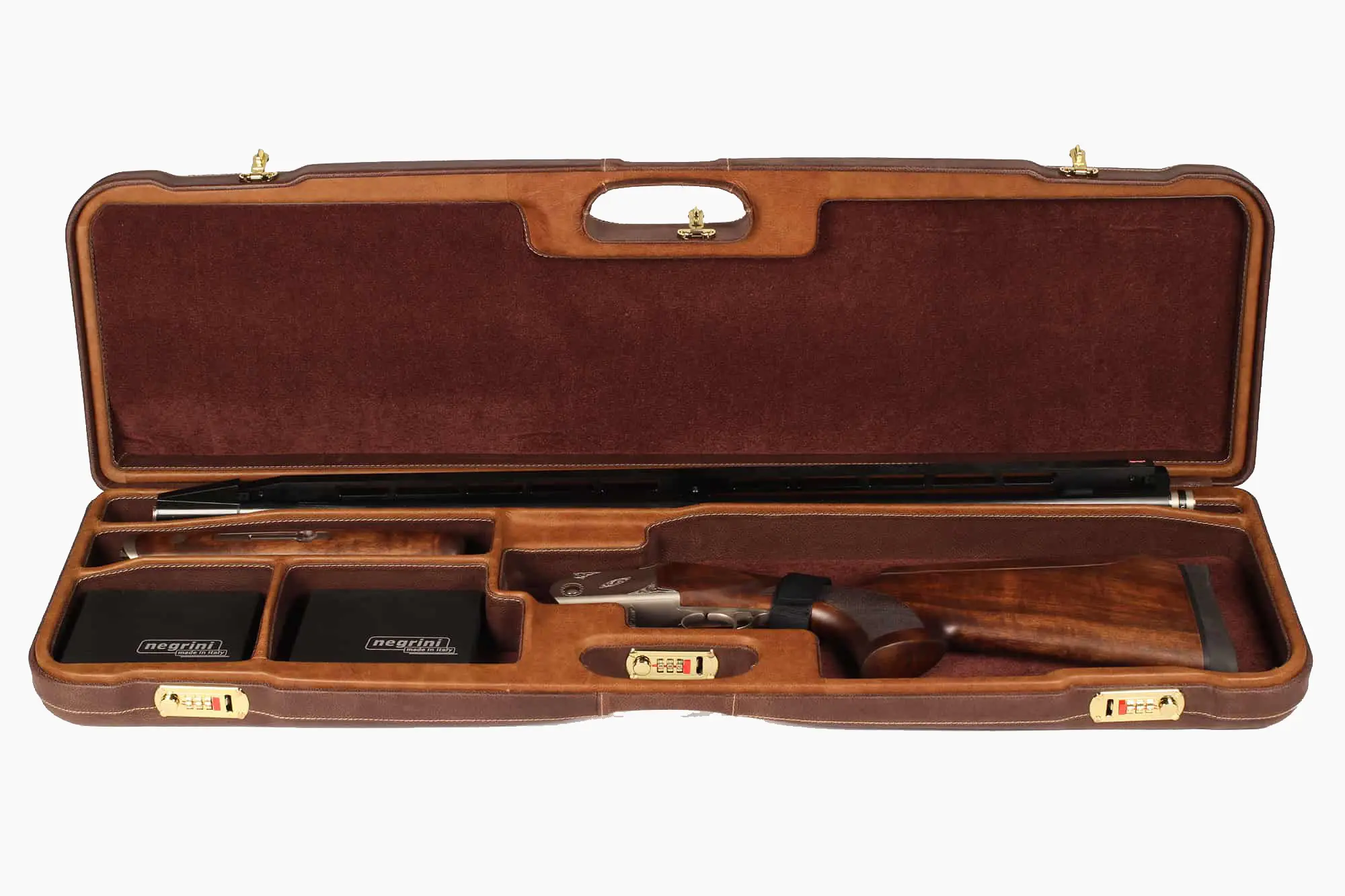 Negrini 1657PPL Over Under Shotgun Hard Case