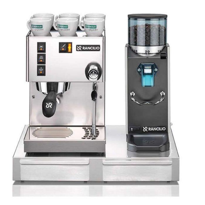 Rancilio Silvia Espresso Machine and Rocky Grinder