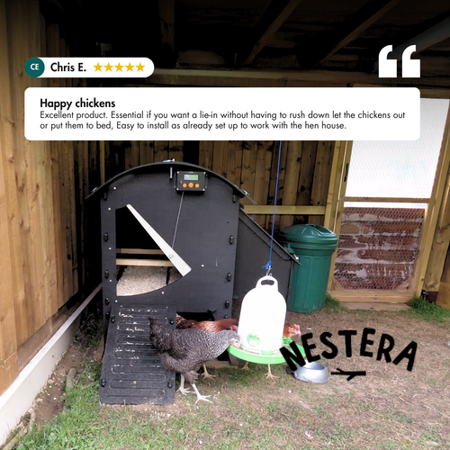 Recycled Plastic Chicken Coop | Automatic Door Opener