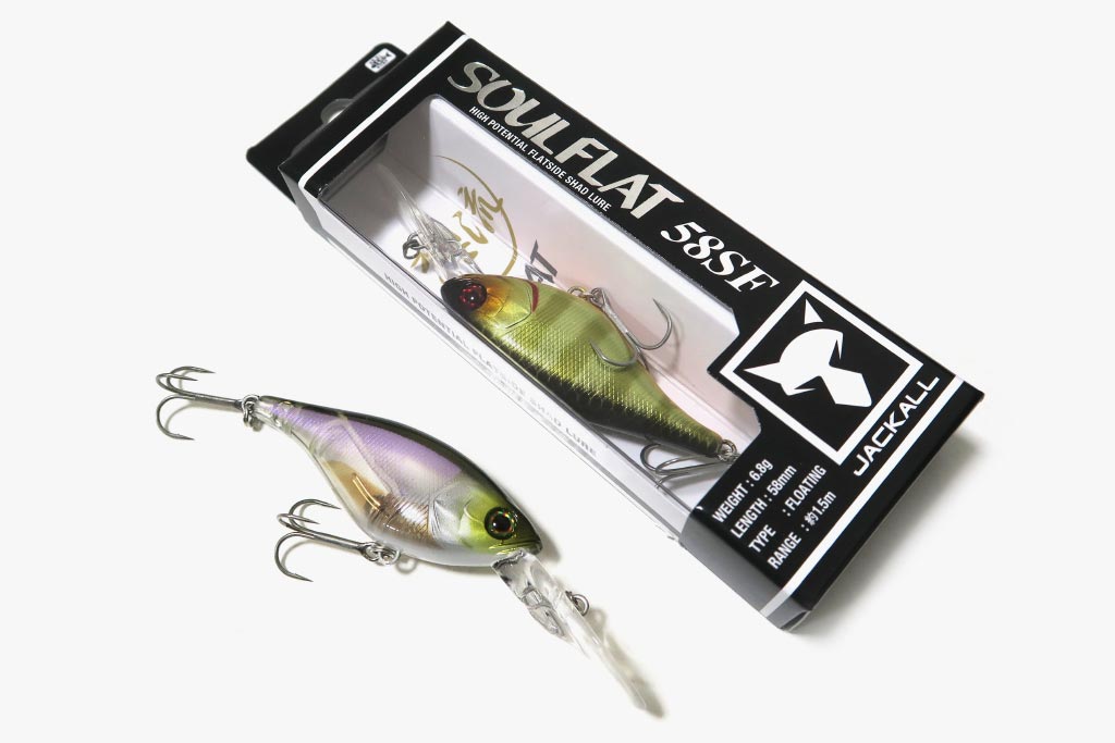 ジャッカル「ソウルフラット58SF」インプレ！ソウルシャッドとの比較や