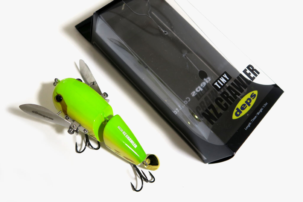 デプス「タイニーNZクローラー」インプレと使い方！小さくなっても動き