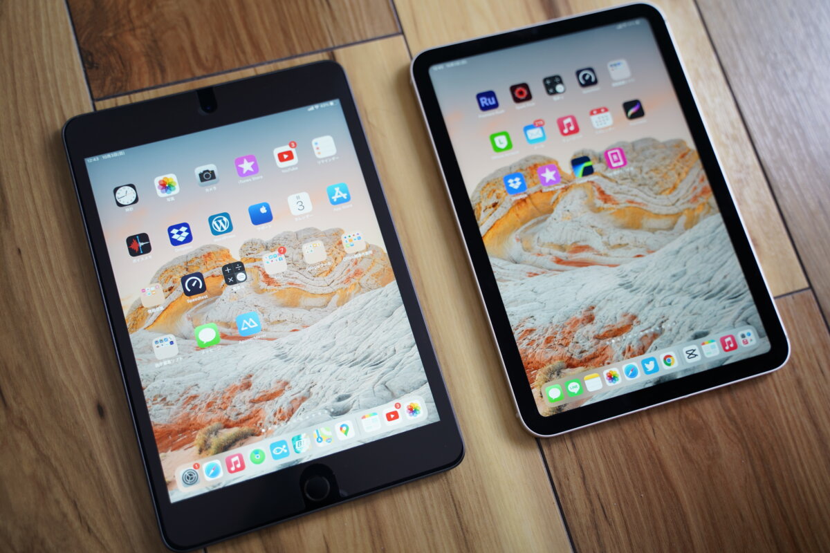 旧世代iPad mini 5と新型iPad mini6を比較 | ネトセツ