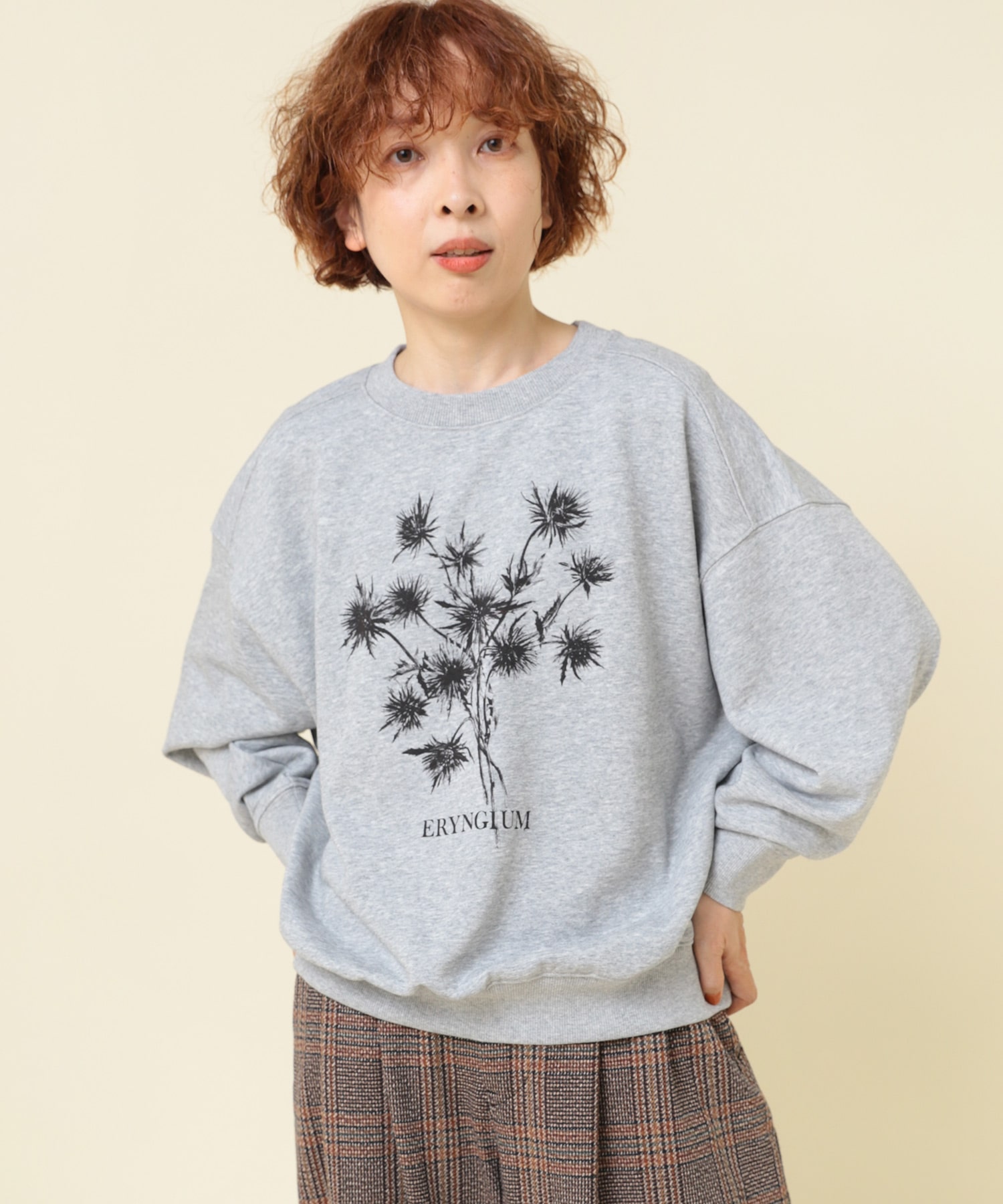 M2343 ERYNGIUMスウェット(M 杢グレー): トップス - RNA ONLINE STORE