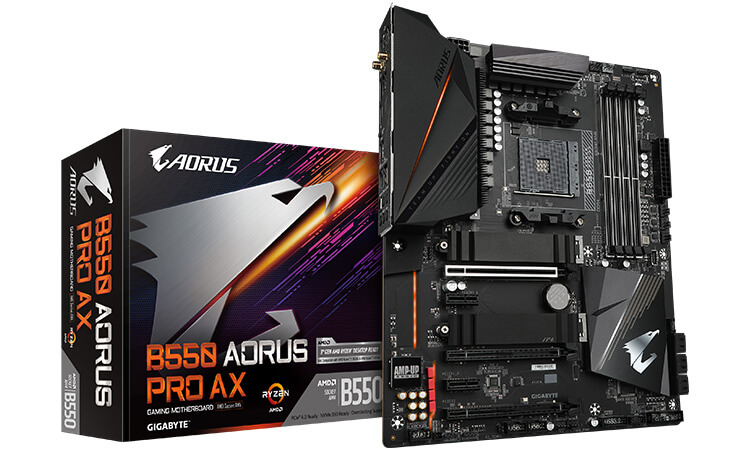 ゲーミングに最適な独自機能を豊富に備えた、AMD B550チップセット搭載