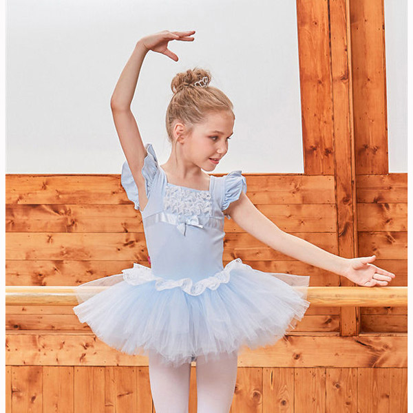 Newjoy / キッズバレエ レオタード チュチュスカート 股下スナップ