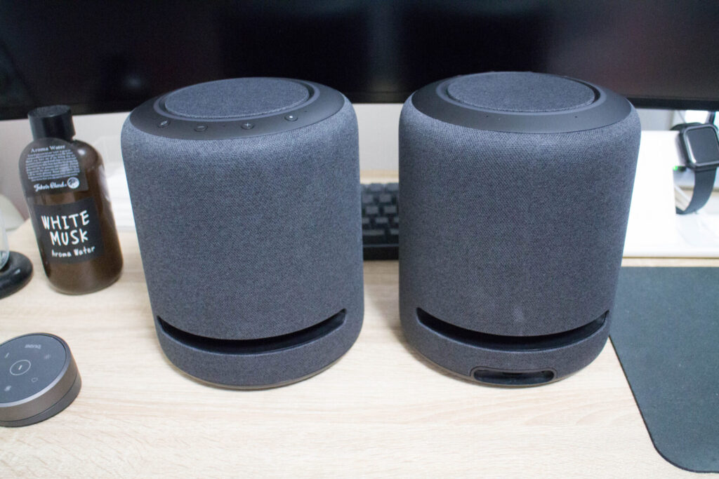 レビュー】Echo Studio(第2世代)を2台でステレオ環境を作成してみた