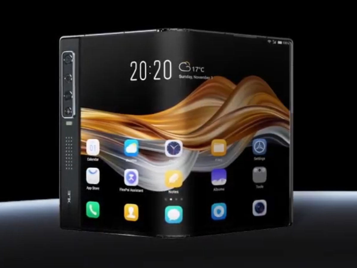 海外モバイルトピックス(217) 新たな折りたたみスマホ「FlexPai 2」が