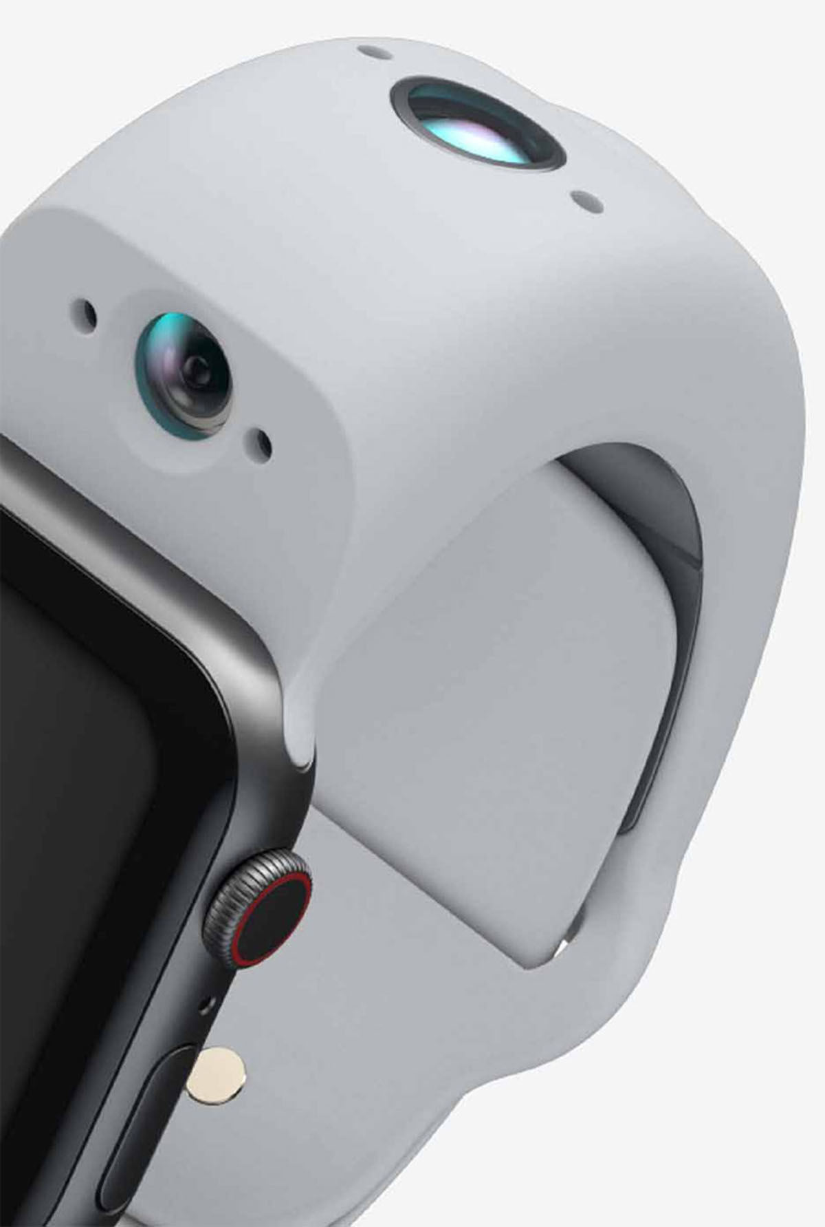 海外モバイルトピックス(237) Apple Watchがカメラになるリストバンド