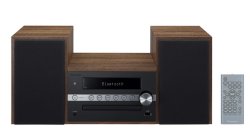 パイオニア、スピーカーを横置きできる木目調デザインのCDコンポ