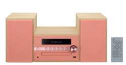 パイオニア、スピーカーを横置きできる木目調デザインのCDコンポ