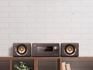 JVC、アンプを改良した高さ11cmのウッドコーンコンポ「EX-S55」 | マイ