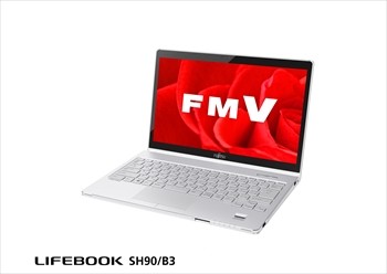 富士通、第8世代Intel Core i5搭載の13.3型ノートPC「LIFEBOOK SH