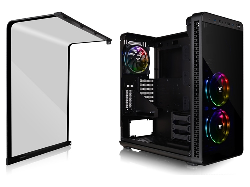 Thermaltake、ガルウイングで内部をキレイに見せるミドルタワーケース