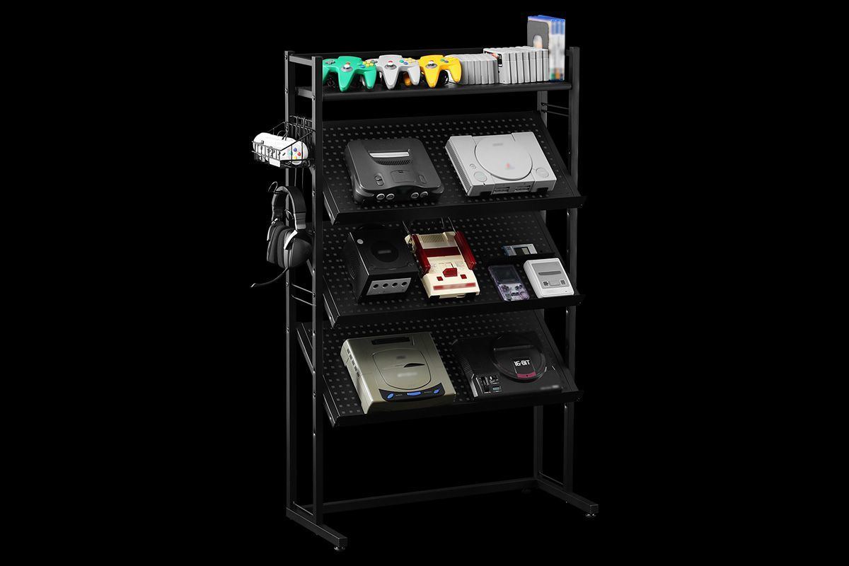 Bauhutte、“ゲームハードを魅せる”収納ラック | マイナビニュース