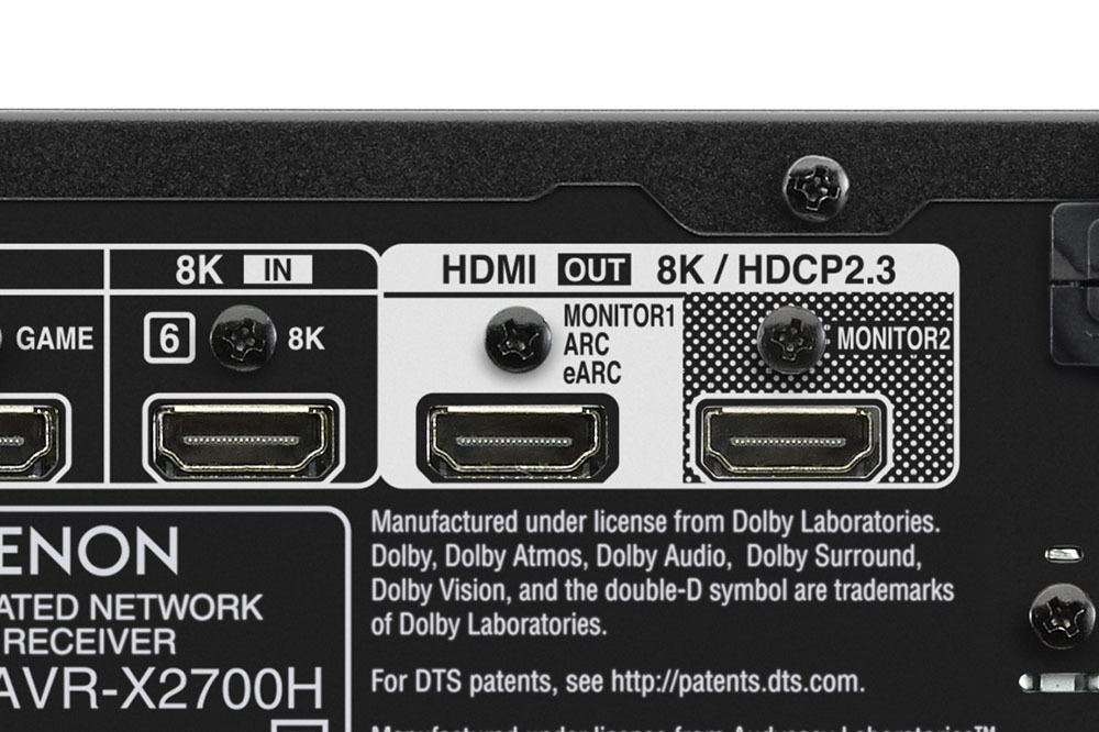 デノン、8K対応で税別90,000円のAVアンプ「AVR-X2700H」 | マイナビ