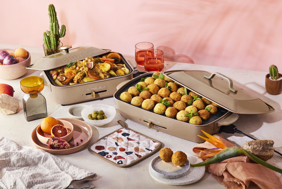 イデア「BRUNO」、ホットプレート2種に人気投票1位の復刻カラー