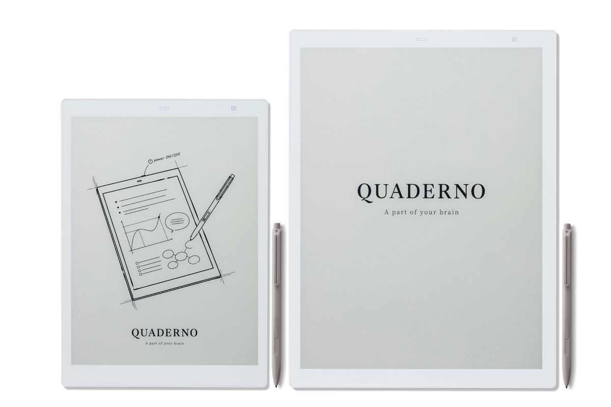 電子ペーパー「クアデルノ」が2年半ぶりに刷新！ ワコムEMR対応で書き