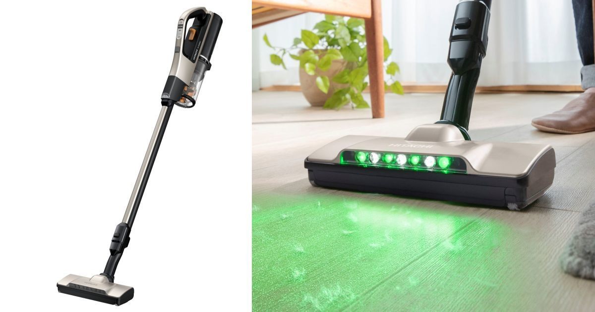 日立、コードレス掃除機「パワーブーストサイクロン」が一層の軽量化