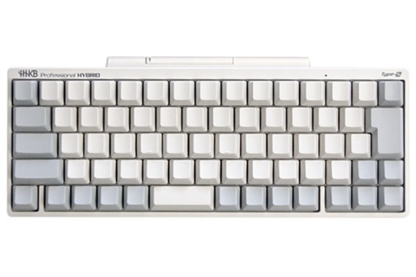 PFU、HHKB無刻印キートップセットに日本語配列版を追加 白と墨の2種類
