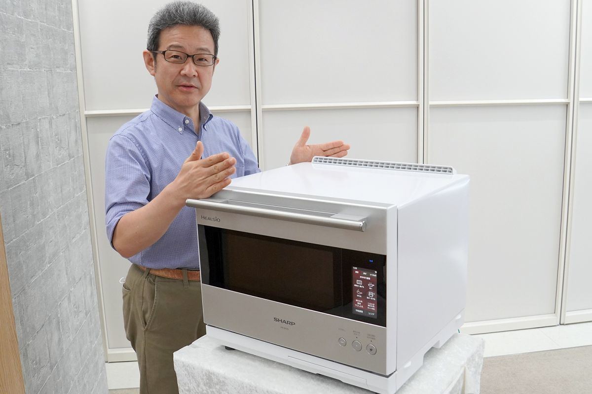 食品お取り寄せ派は注目、シャープの新型ヘルシオオーブンレンジは水の