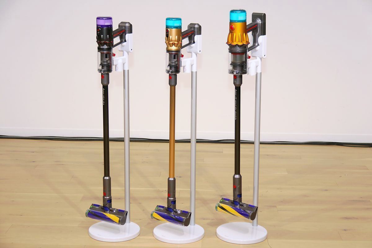 ダイソンのコードレス掃除機に新型 - ウイルスサイズのゴミも捕集、緑