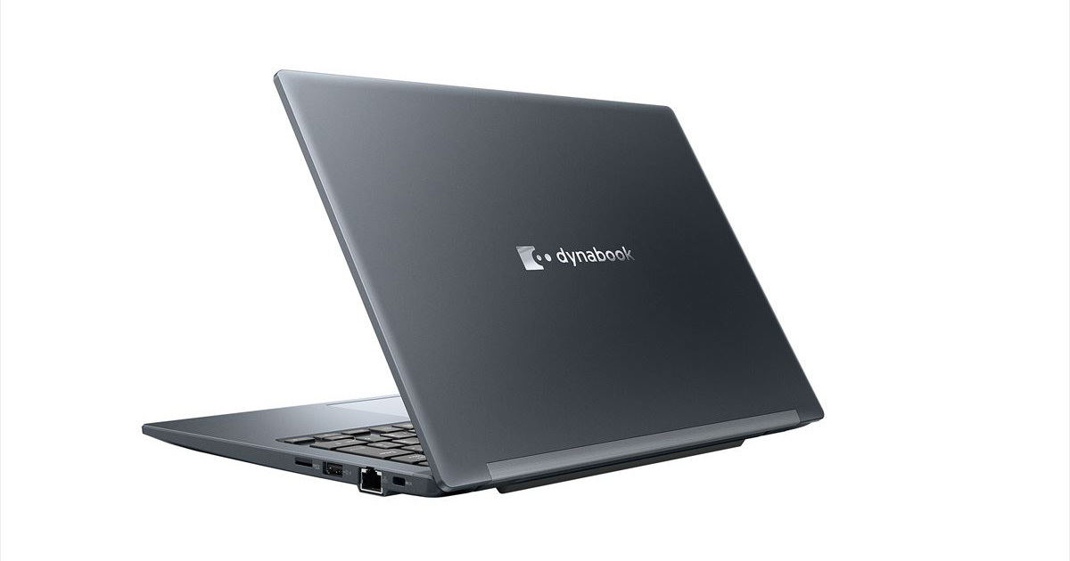 Dynabook、875gで24時間駆動するモバイルPCに第13世代Core搭載モデル