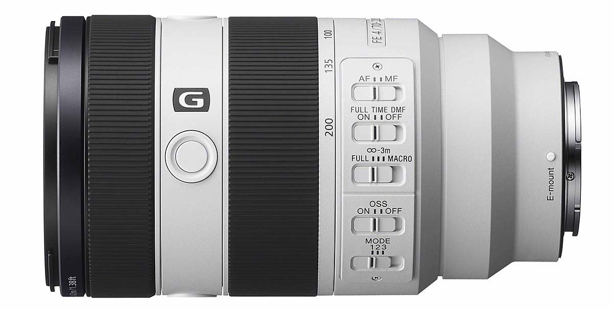 ソニー「FE 70-200mm F4 Macro G OSS II」 全長短く、マクロも向上