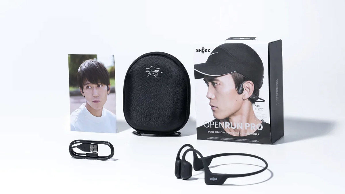 Shokz骨伝導イヤホン×プロランナー大迫傑コラボ、限定パッケージ予約