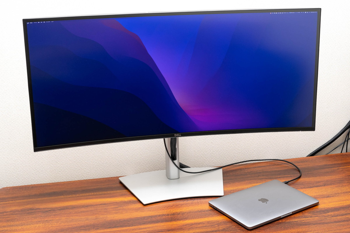 液晶割れ] Dell U4025QW-A 40インチ5K2K曲面ウルトラワイド 液晶割れ