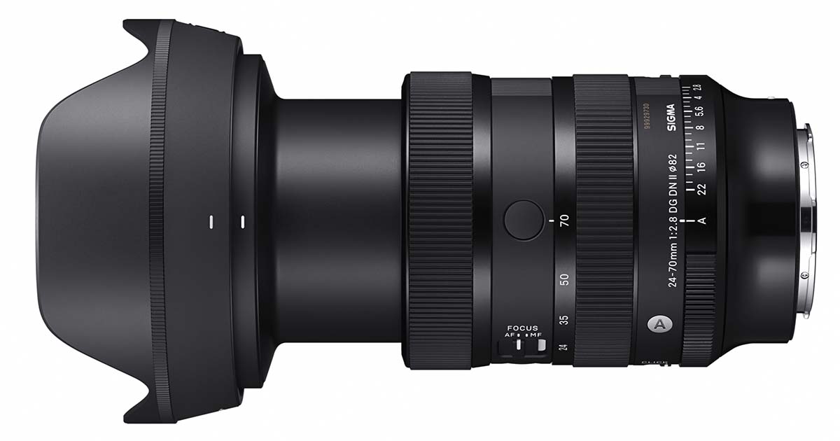 シグマ、F2.8標準ズームの改良版「24-70mm F2.8 DG DN II」 10％以上