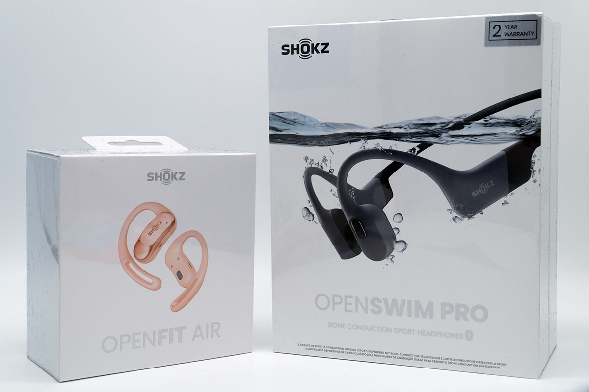 ミニレビュー】Shokz新イヤホン2機種を試す。減量ウォーキングの相棒に