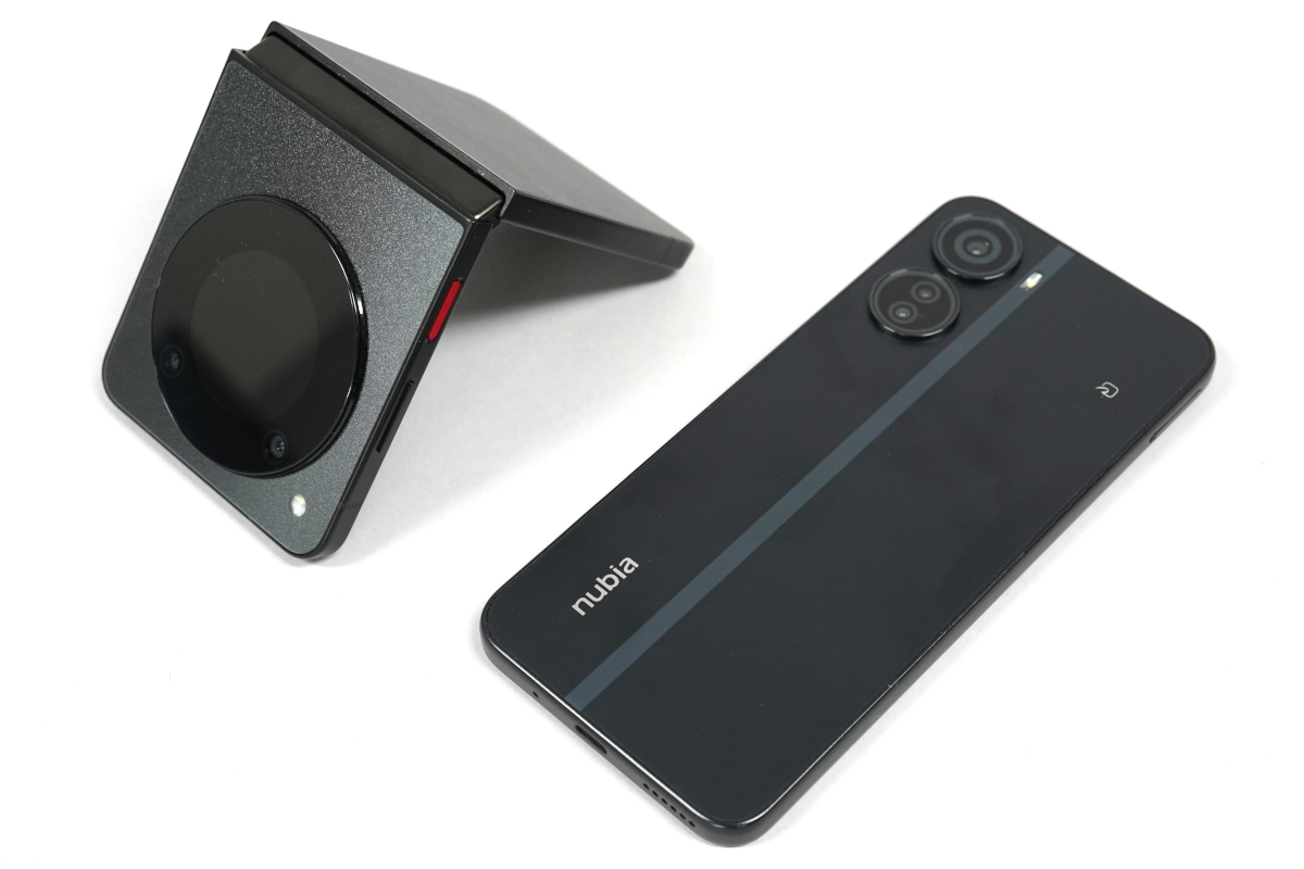 SIMフリースマホ「nubia Flip 5G」「nubia Ivy」の実機をチェック