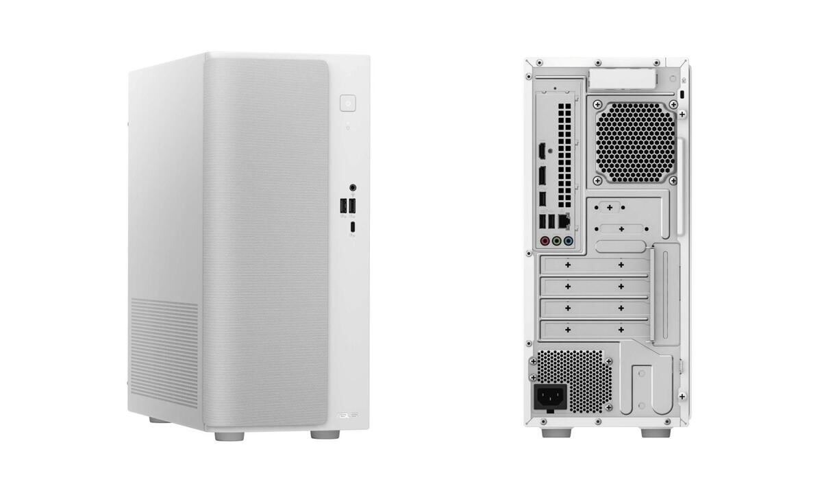 ASUS、モダンなデザインで静かに動作できるデスクトップPC「ASUS V500