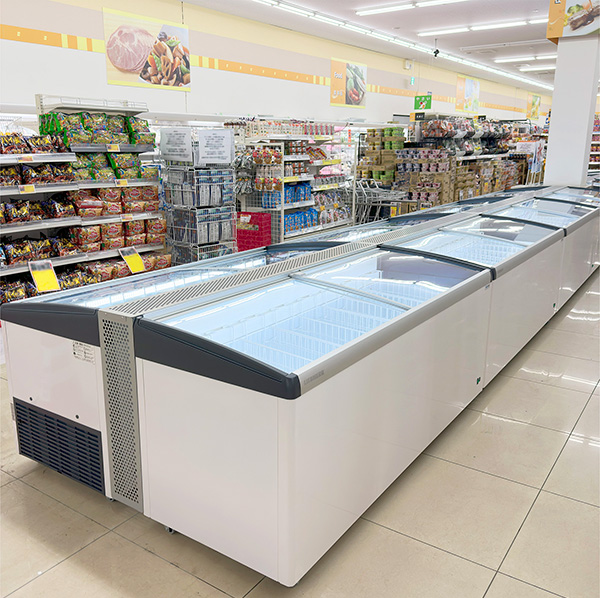冷凍食品特集：レイテック、冷食拡大を柔軟に 冷凍ショーケース、高い
