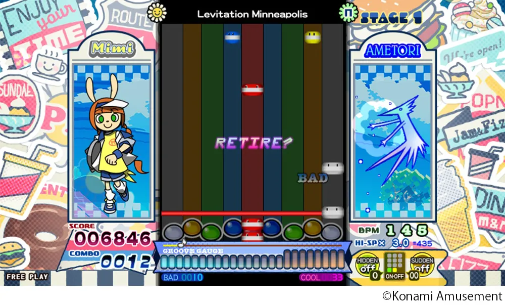 ポップン最新作『pop'n music Jam&Fizz』の稼働が開始