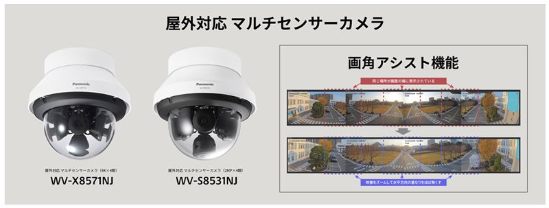 屋外監視の機能を強化したマルチセンサーカメラ2機種を発売 | 企業