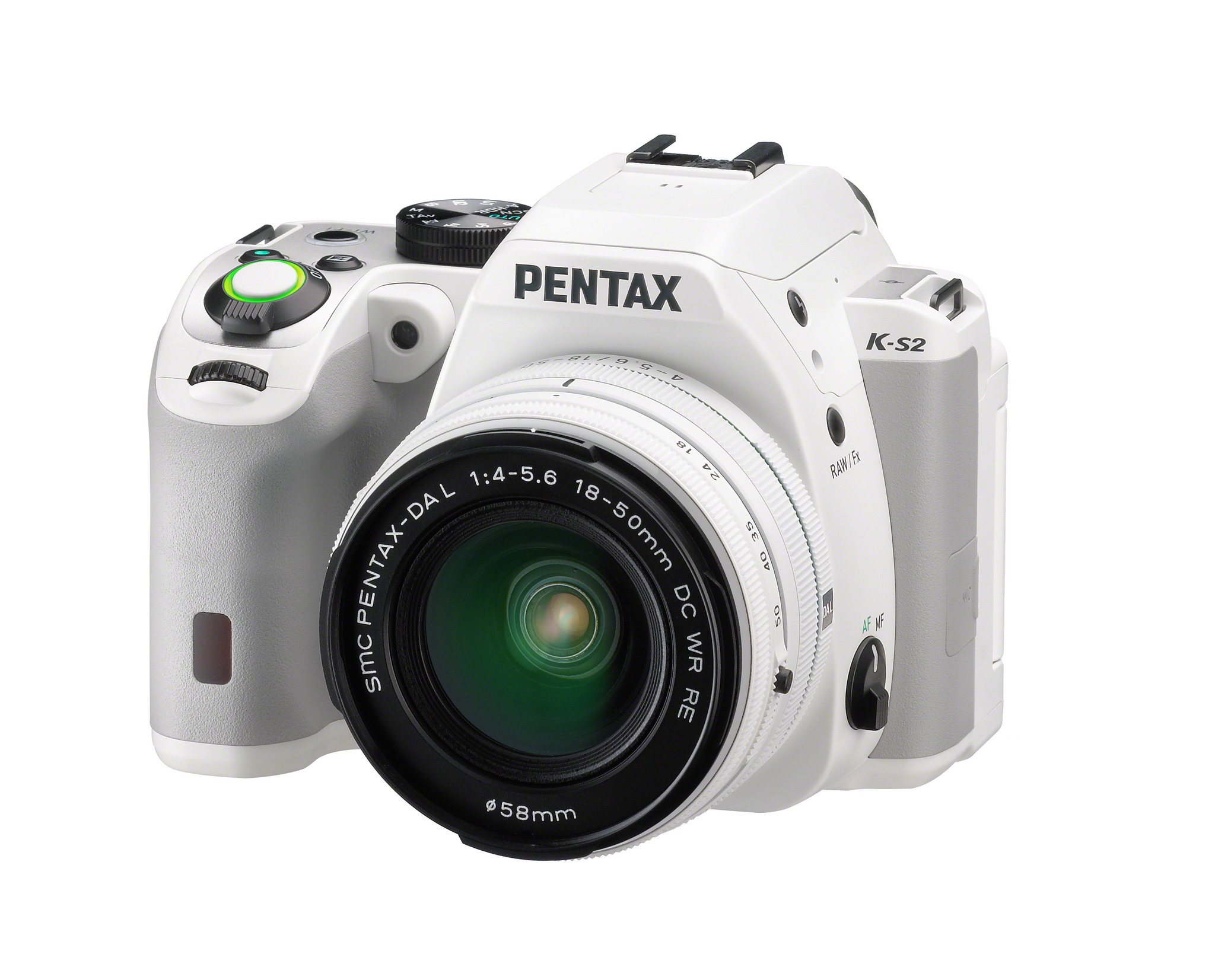 【絞り制御不良】PENTAX K-S2 ホワイト レンズ3本付き 上位機並みの性能を備えた世界最小<sup>注1</sup>の防塵・防滴デジタル