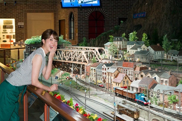 貴重なきかんしゃトーマスの模型が世界最大級のジオラマを走行【PR