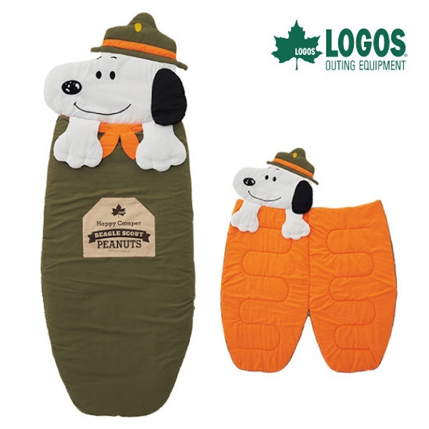 スヌーピーと「LOGOS(ロゴス)」コラボの本格シュラフも！行楽気分を