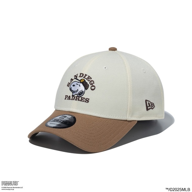 MLBキャップをかぶったスヌーピー！ニューエラ、大谷＆ダルビッシュ