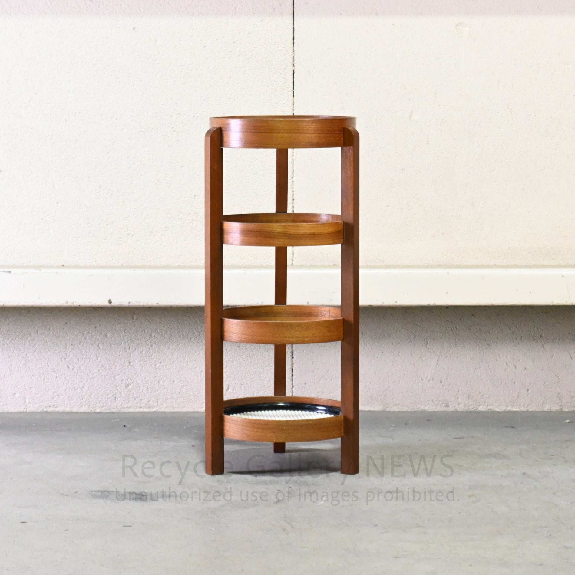 Saito Wood Plywood Umbrella Stand Rare Japan Vintage / サイトー