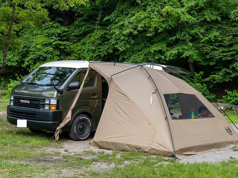 レビュー】車中泊キャンプが快適に！ogawa「カーサイドリビングDX-2