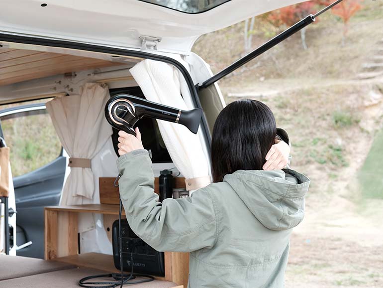使って分かった】車中泊におすすめのドライヤーはコレ！「レプロ