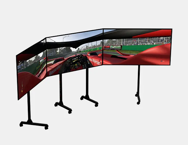 Free Standing Triple Monitor stand - Next Level Racing